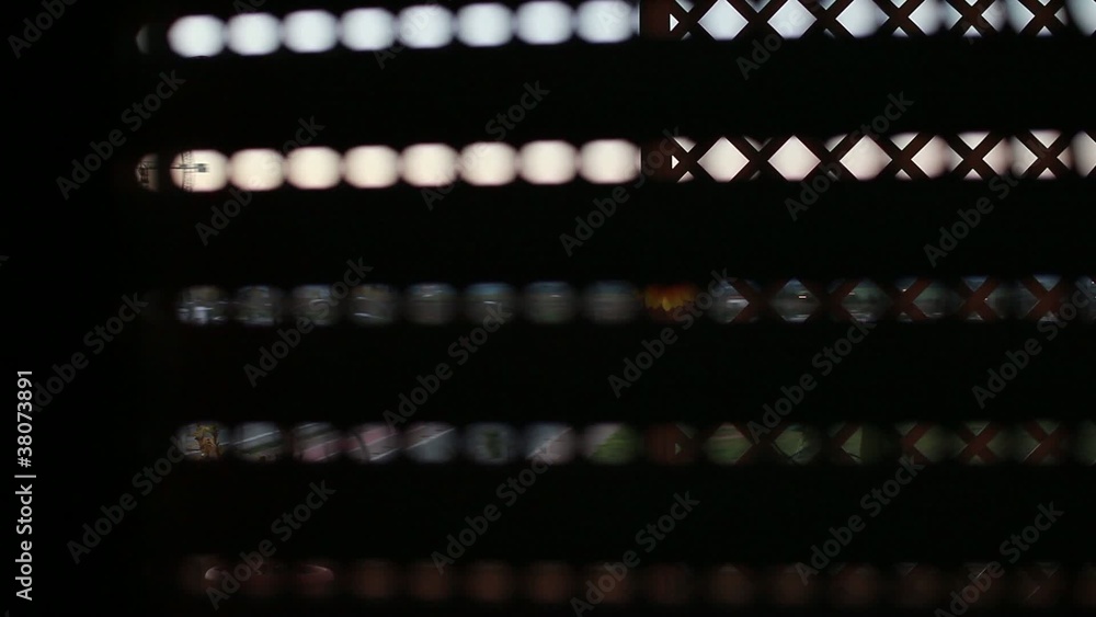 Opening and closing a roll-up shutter at home Opening and closing a roll-up shutter at home