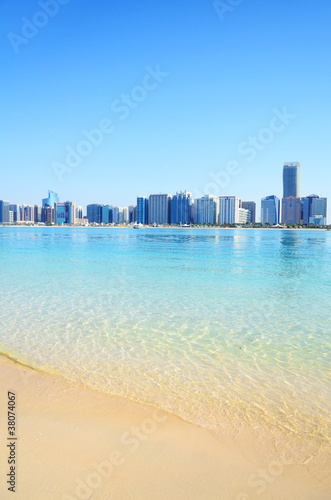 Beach in Abu Dhabi, UAE