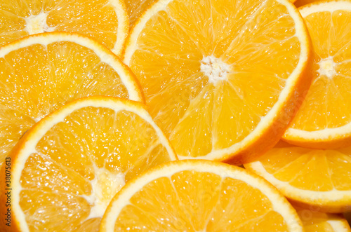 Абстрактный фон с апельсиновыми дольками