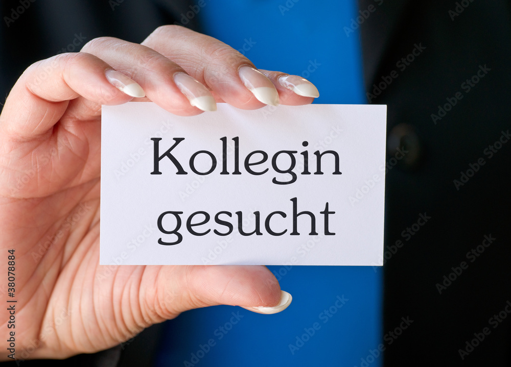 Kollegin gesucht Kollegin gesucht