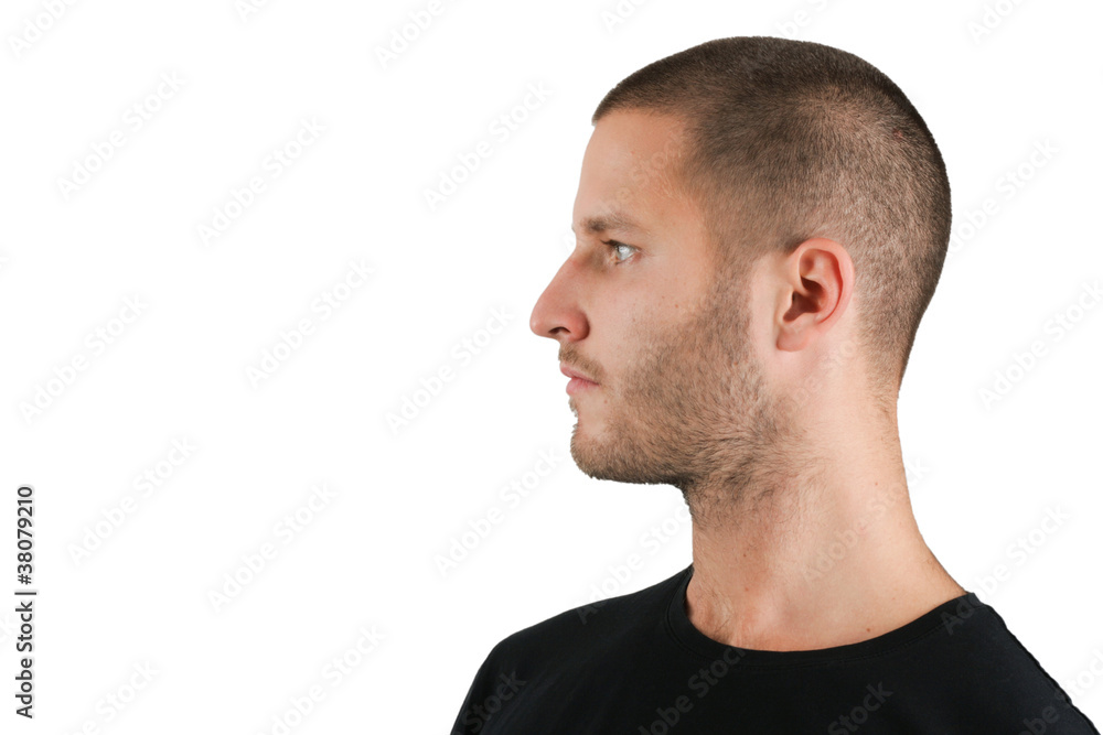 Fototapeta premium Young Man In Profile