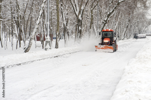 tractor snow removal