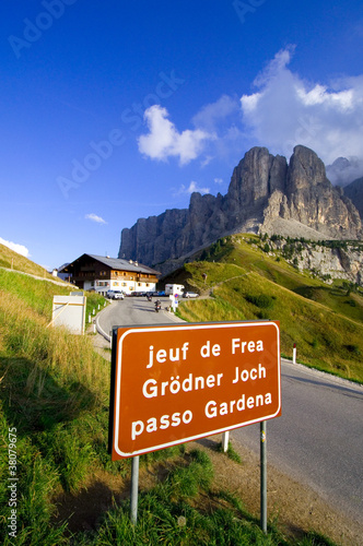 Grödnerjoch und Sellagruppe - Dolomiten - Alpen