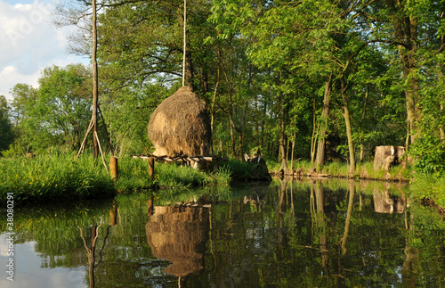 Heuschober im Spreewald photo