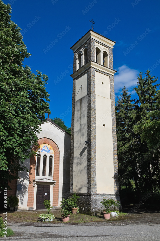 Church of  the Assumption. Bettola. Emilia-Romagna. Italy.