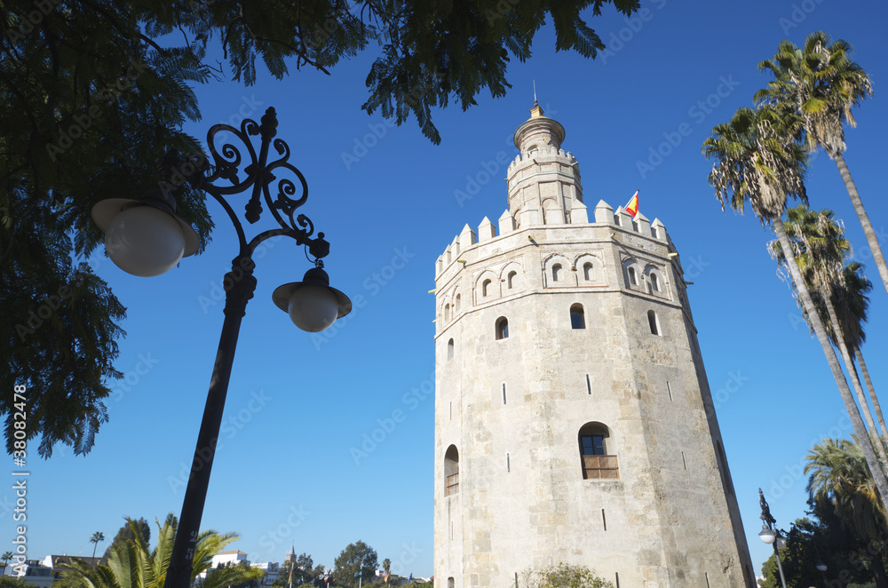 Fototapeta premium Gold Tower