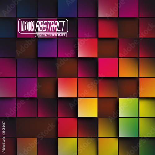 Abstract Squares Background Vector