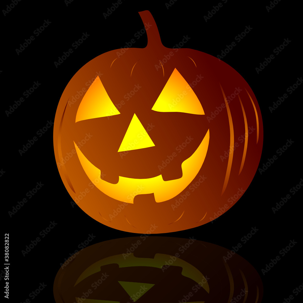 pumpkin on black background pumpkin on black background