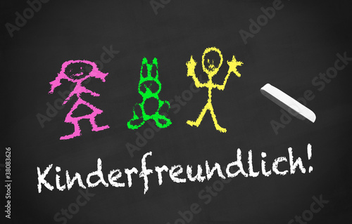 Chalkboard Kinderfreundlich black