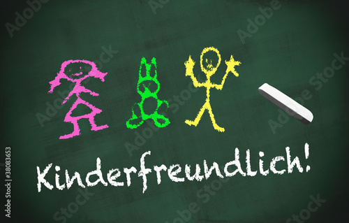 Chalkboard Kinderfreundlich green
