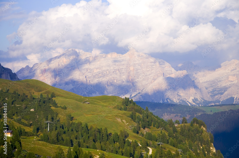 Obraz premium Gadertal - Dolomiten - Alpen