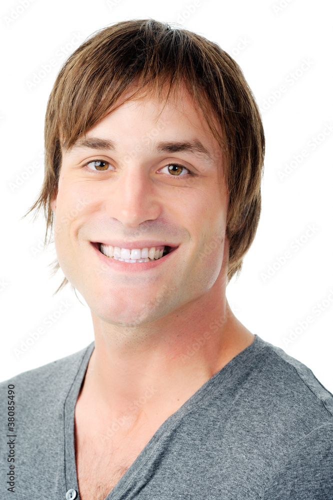 Smiling man in studio Smiling man in studio
