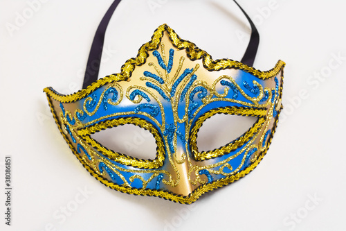 carnival mask isolated on a white background © jahmaica