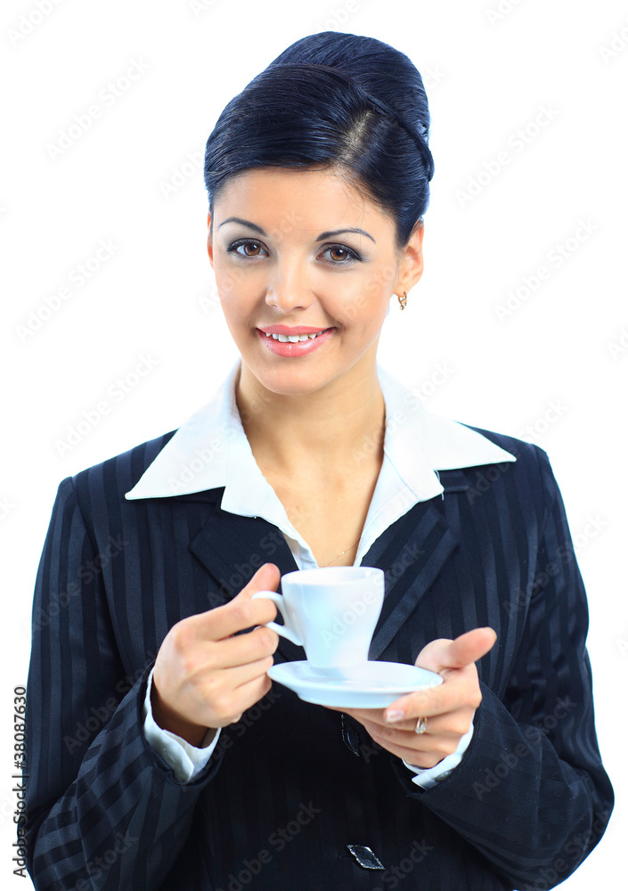 Portrait of happy smiling business woman Portrait of happy smiling business woman