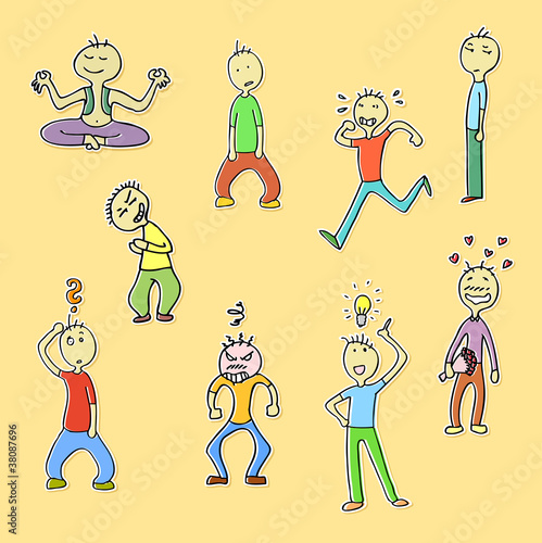 doodle characters
