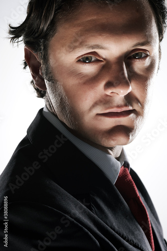 Canvas Print determined portrait