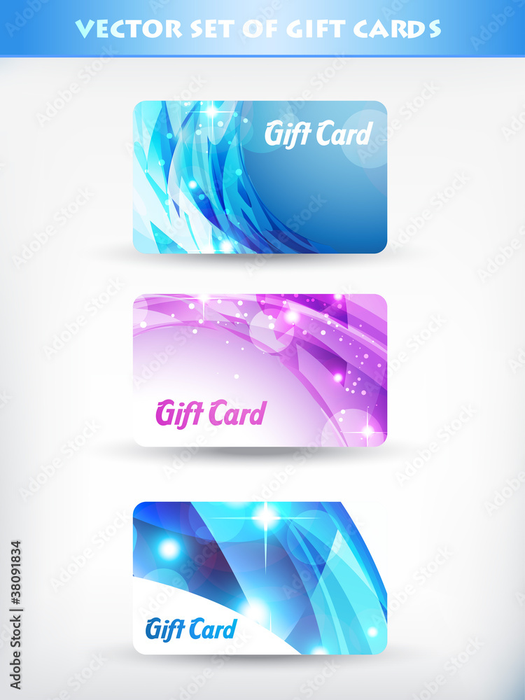 set of gift cards set of gift cards