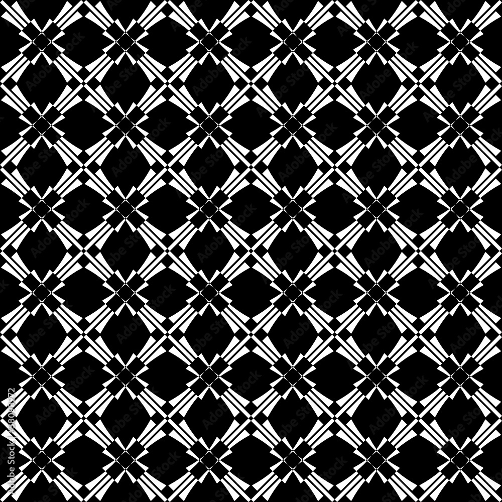 Seamless criss-cross geometric pattern.