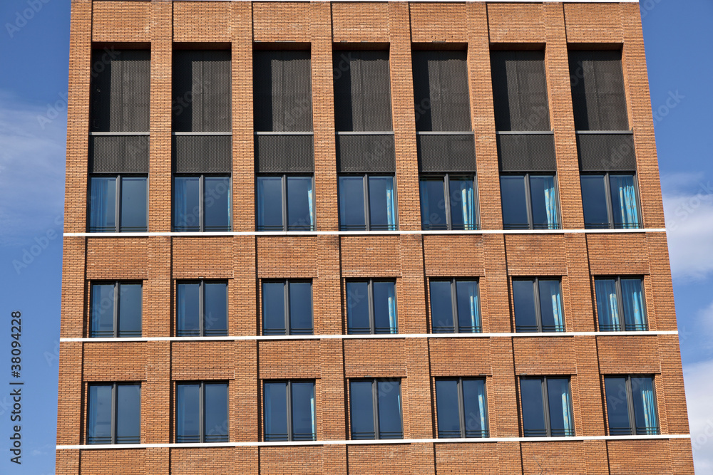 facade of modern bulding with windows