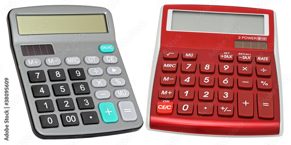 Obraz premium Calculators with an autonomous power