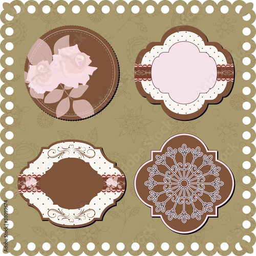 Vintage stickers