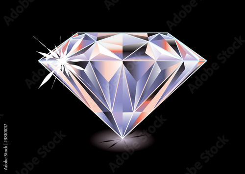 Diamond bright black