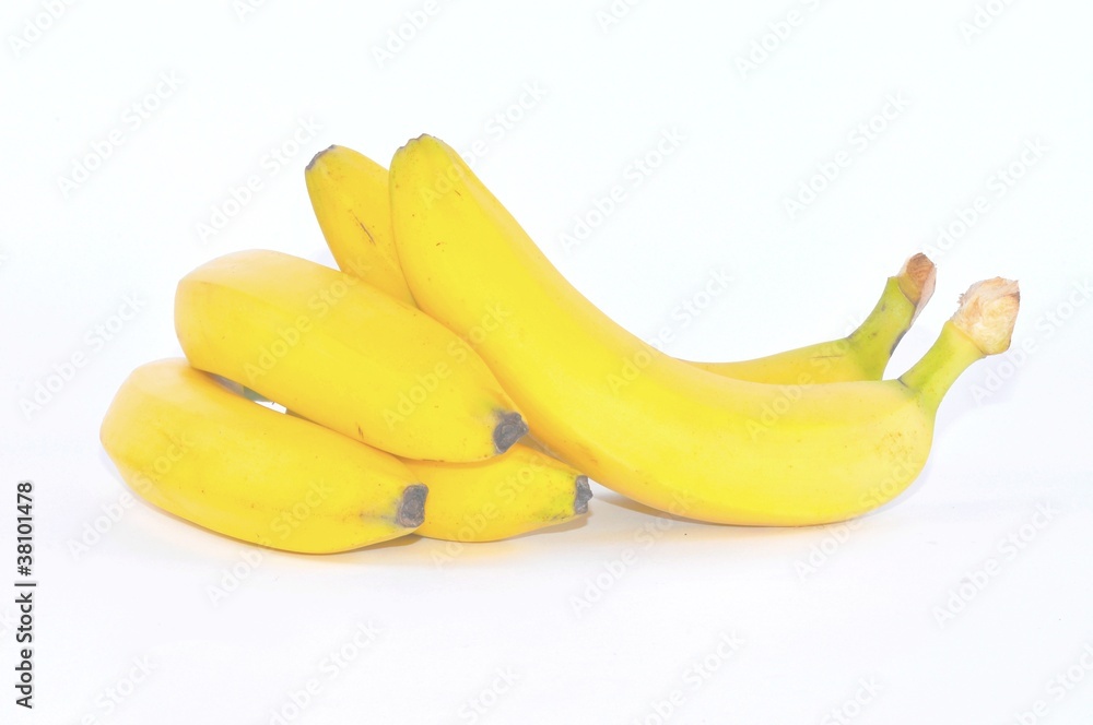 Banany na białym tle Banany na białym tle