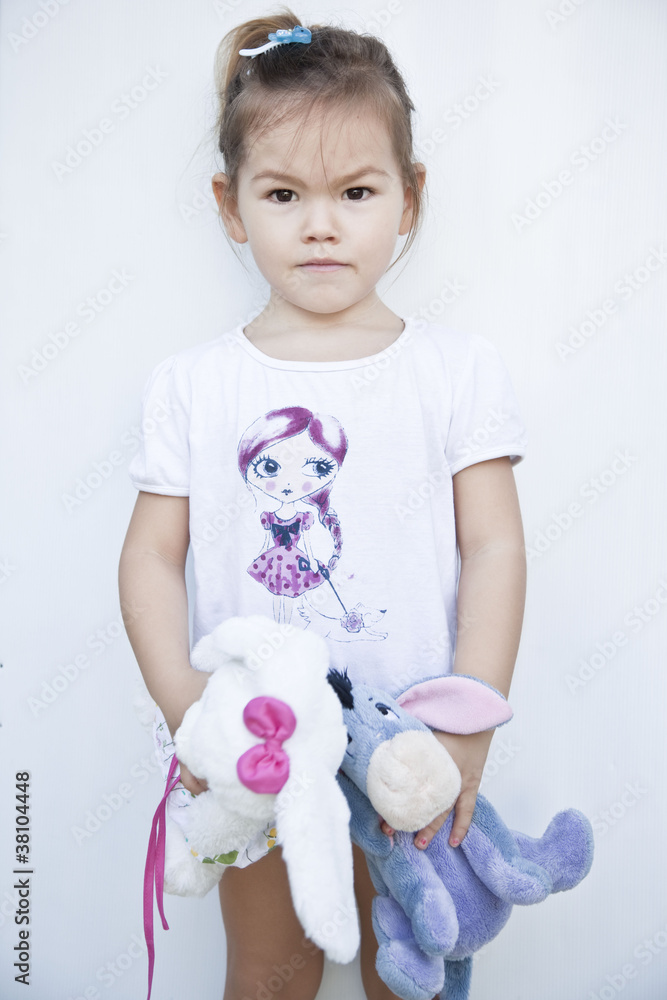 Girl with toy Girl with toy