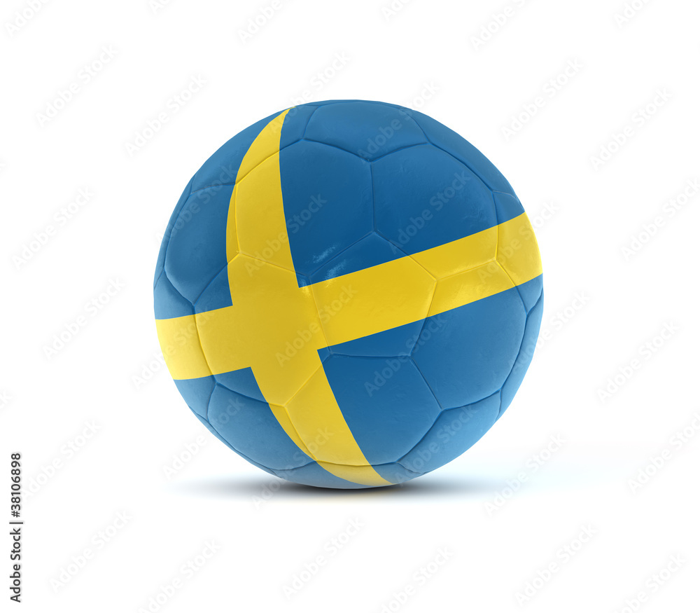 fußball schweden football sweden 3d