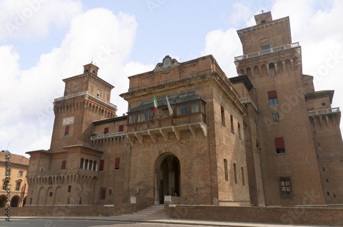 Castello Estense in Ferrara Italy