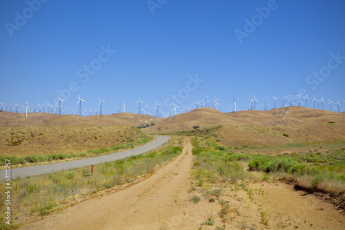 Ridgeline of Wind Farm