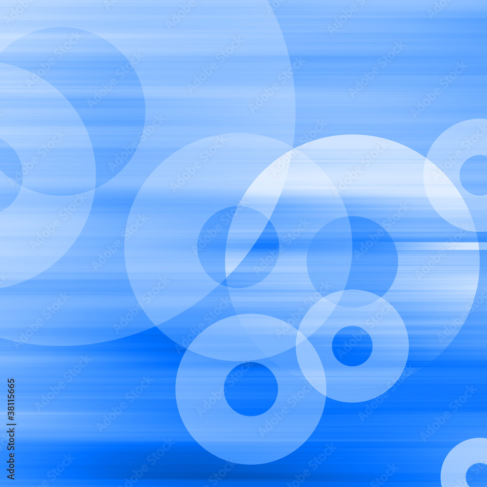 Abstract blue background with circles Abstract blue background with circles