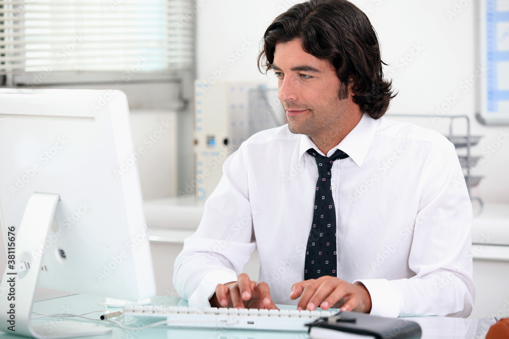 Fototapeta premium Word processing
