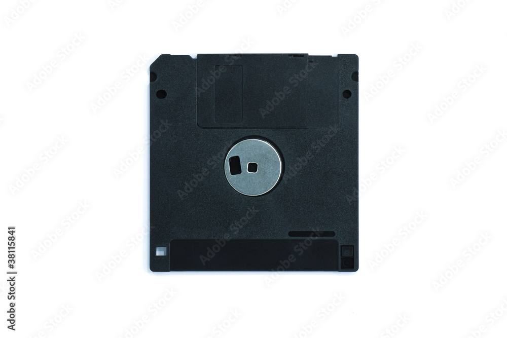 Diskette on white background Diskette on white background