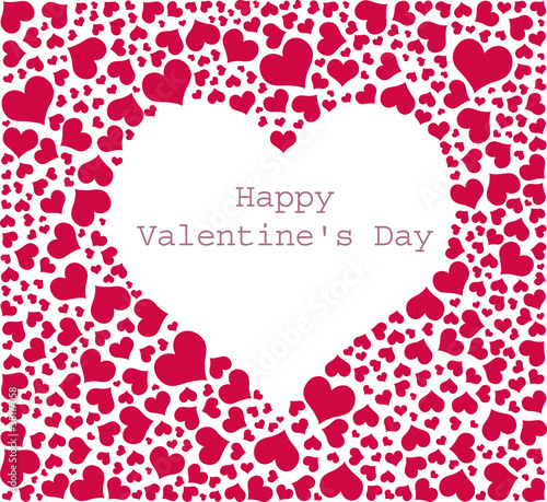 Pattern hearts  Happy Valentine s Day