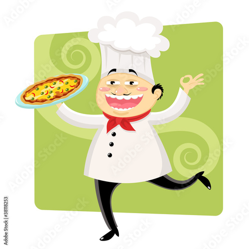 cartoon chef