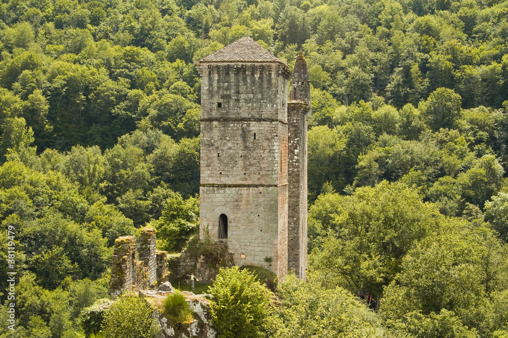 Obraz premium Tours de Merle in France