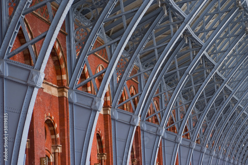 Roof detail at St Pancras International Station