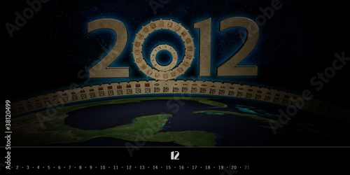Maya Kalender Dezember 2012 photo