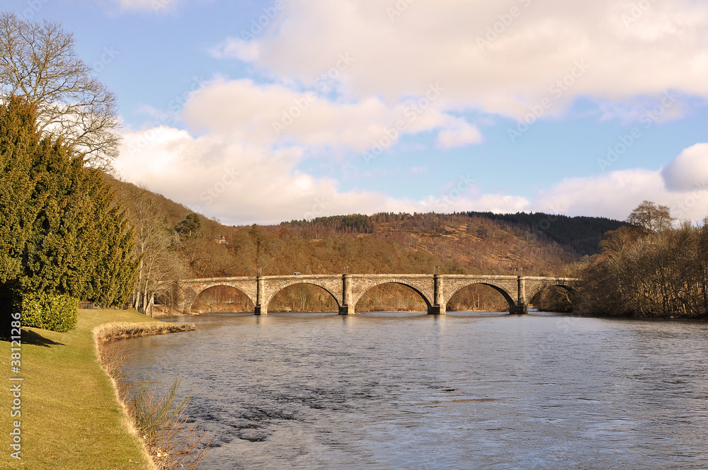 The River Tay at Dunkeld, Perthshire