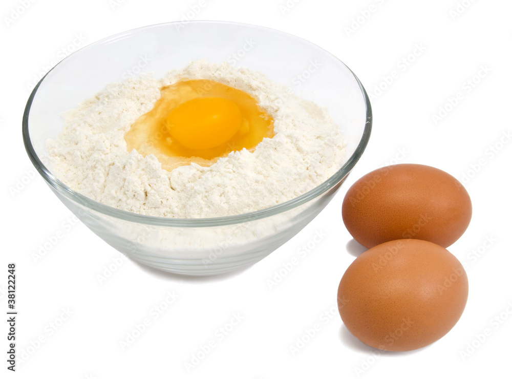 Flour and eggs Flour and eggs