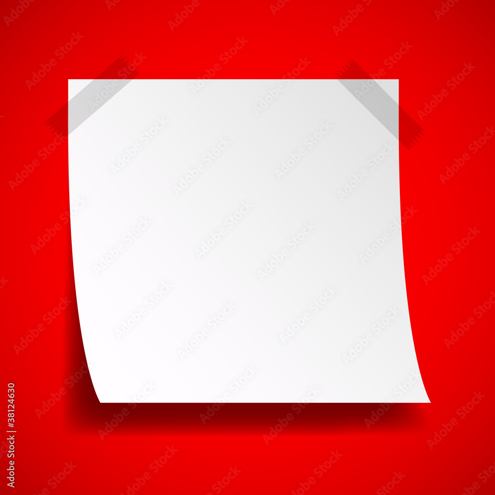Empty Paper Note Empty Paper Note