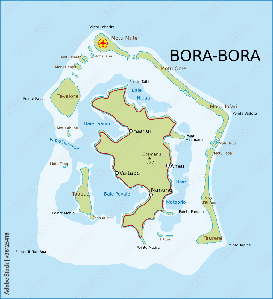 Bora-Bora Tahiti - obrazy, fototapety, plakaty 