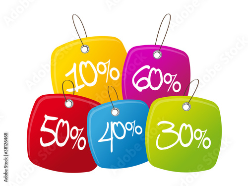 Etichette Sconti Percentuale