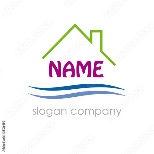 Logo beach house # Vector