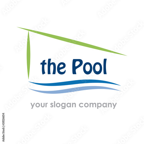 Logo pool and spa # Vector