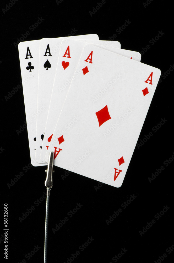 Obraz premium Playing cards poker game