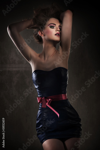 Elegant lady posing © konradbak
