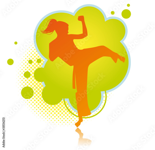 Karate girl