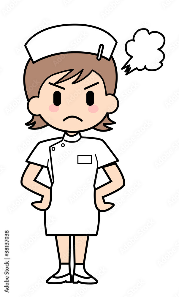 Nurse is angry Nurse is angry